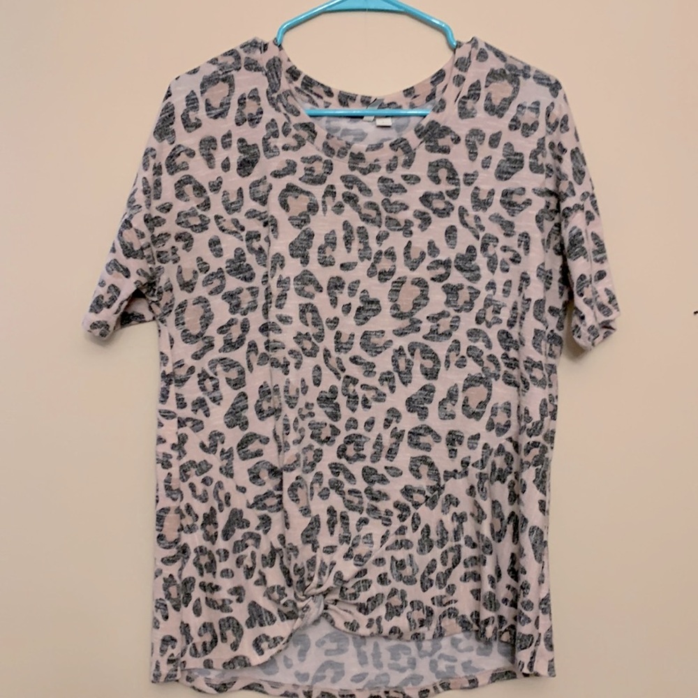 Leopard t shirt.